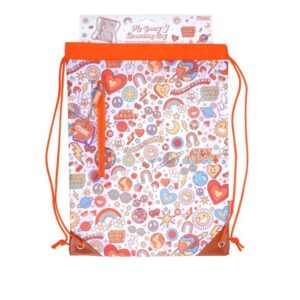 MommyHana Groovy Drawstring Bag