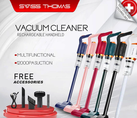 Swiss Thomas Cordless Vacuum Cleaner With Mop Pad
