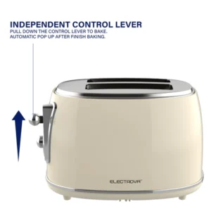 Electrova 2 Slice Toaster Classic 50's Series