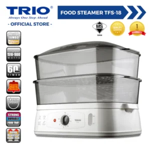Trio Food Steamer With Jumbo Capacity (20L)