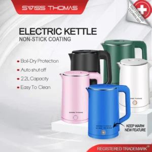 SwissThomas Auto Boiling Electric Kettle