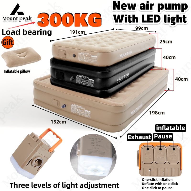 Air Mattress Thickened material 5 layers, no air leakage Mount peak
