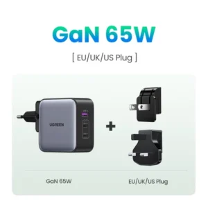 UGREEN 65W GaN PD Fast Travel Charger Quick Charge