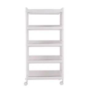 Homepro Apisith Plastic Shelf Rack 5Tier With Wheels