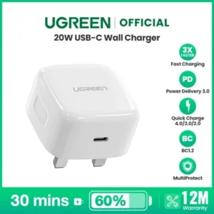 UGREEN PD Charger 20W Fast USB Type C Charger