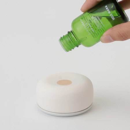MUJI Aroma Stone With Tray - White - Image 2