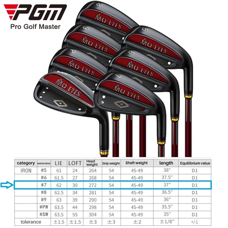 PGM MO EYES Professional right handed men No. 7 golf iron club - Image 2