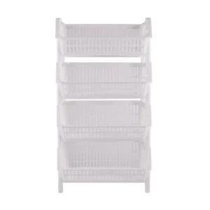 HomePro Cloth Basket Laundry 4 Tiers Plastic