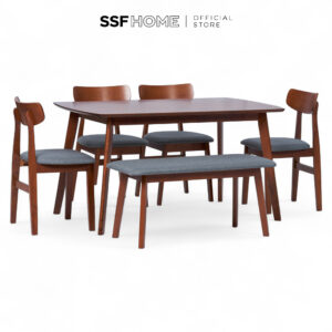 SSFHOME - Ruddin Dining Set (6 Seater)