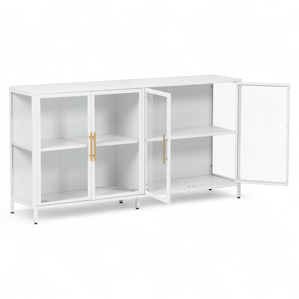 SSFHOME - Nina TV Cabinet (4 Glass Doors) - Image 4