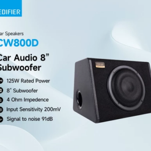 Edifier CW800D - High Performance 8" Active Car Subwoofer