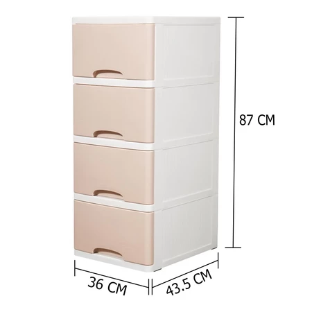 HomePro STACKO Plastic Drawer 4 Tier - Image 2