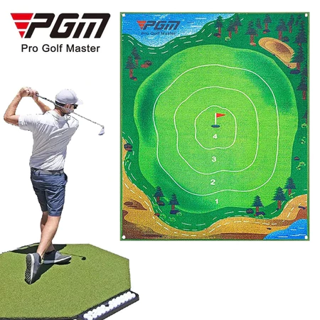 PGM portable golf practice mat mini golf swing chipping target mat used in laid flat