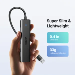 UGREEN USB 3.0 Hub 4 Ports USB A Splitter Ultra-Slim USB Expander