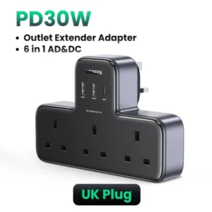Ugreen 6-in-1 PD30W Fast Charging USB-A USB-C Extension