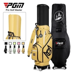 PGM MO EYES retractable hard shell case golf travel bag