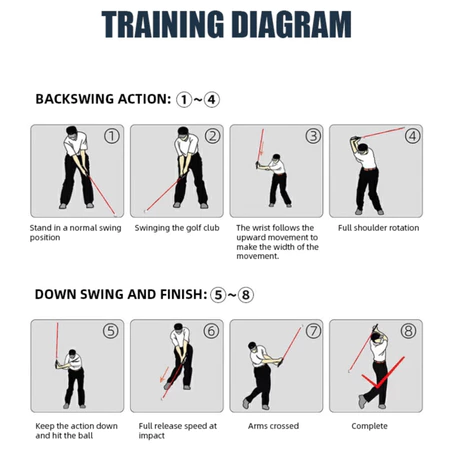 PGM Kids golf swing trainer speed training stick applicable - Image 3