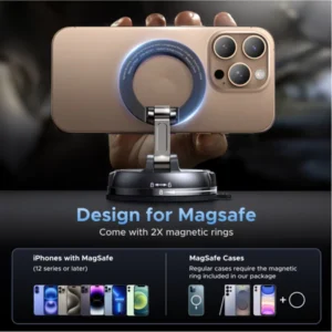 UGREEN Suction Cup Magnetic Phone Holder