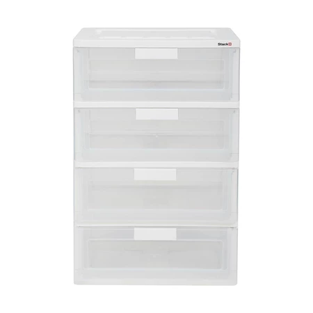 HomePro STACKO Plastic Drawer 4 Tier MAX(L)
