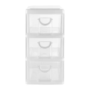 HomePro KEYWAY Small Plastic Drawer 3 Drawers
