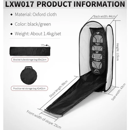PGM Foldable portable golf chipping practice net - Image 2