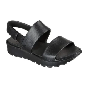 Skechers Women Foamies Footsteps Breezy Feels Sandals (Black)