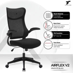 TT AIRFLEX V2 Ergochair Mesh Office Chair