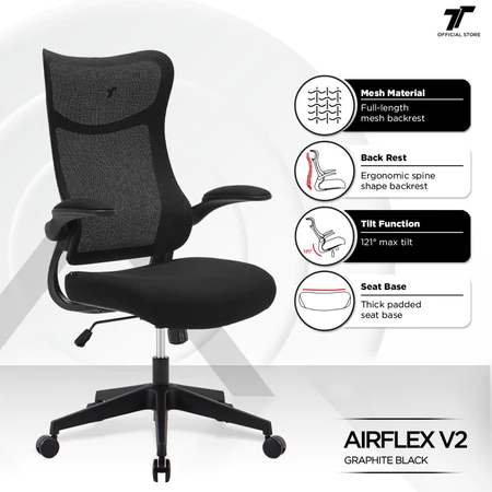 TT AIRFLEX V2 Ergochair Mesh Office Chair