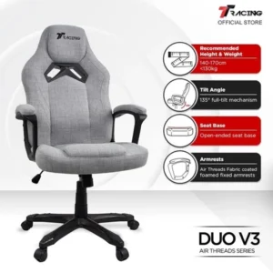 TTRacing Duo V3 Air Threads Fabric Gaming Chair