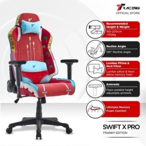 TTRacing Swift X Pro One Piece Franky Edition Air Threads Fabric Gaming Chair