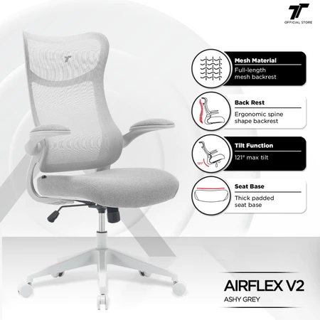 TT AIRFLEX V2 Ergochair Mesh Office Chair - Image 2