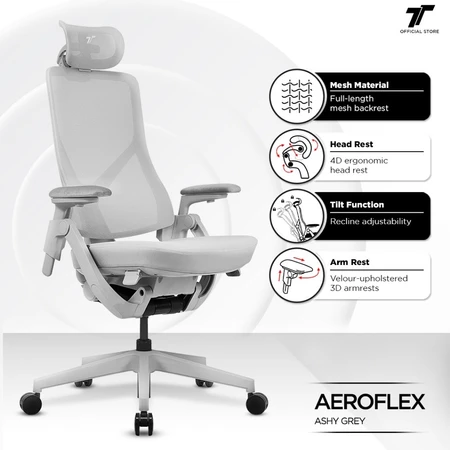 TT AEROFLEX Ergochair Mesh Office Chair - Image 3