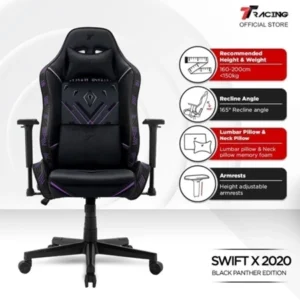 TTRacing Swift X 2020 Black Panther Edition Gaming Chair