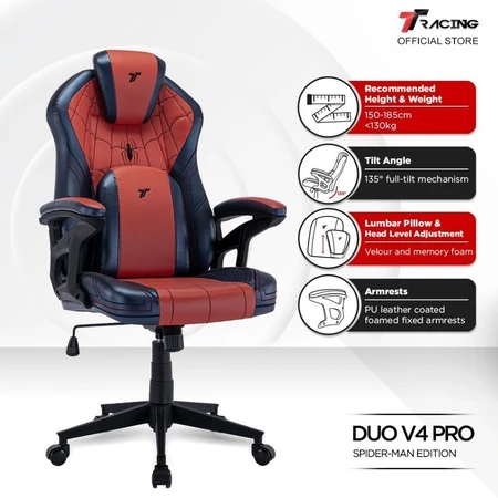 TTRacing Duo V4 Spider-Man Edition Gaming Chair - Image 2