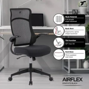 TT AIRFLEX Ergochair Mesh Office Chair