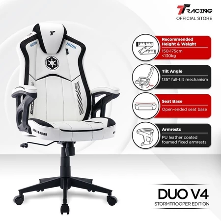 TTRacing Duo V4 Stormtrooper Edition Gaming Chair