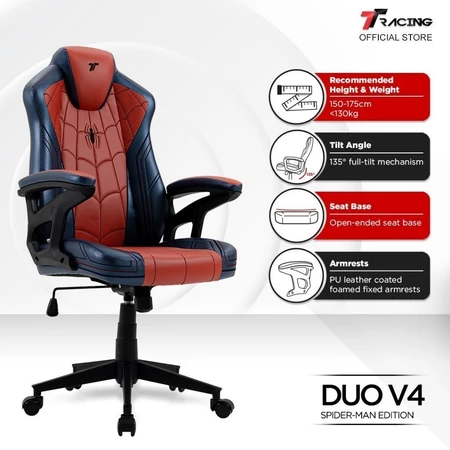 TTRacing Duo V4 Spider-Man Edition Gaming Chair