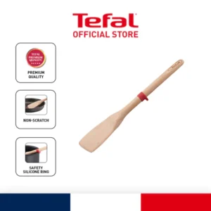 Tefal Ingenio Wooden Spatula - Angle