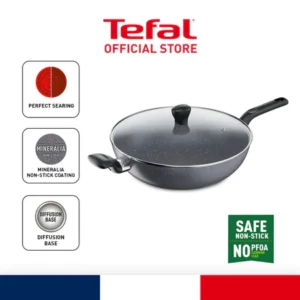 Tefal Natura Wokpan with lid 32cm