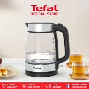 Tefal Inox Glass Kettle 1.7L