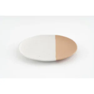 Hooga Milly Camel & Sand Dinner Plate S Buff