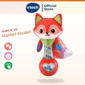 VTech Baby Rattle Shake & See Fox Rattle Infant Baby New Born Rattle