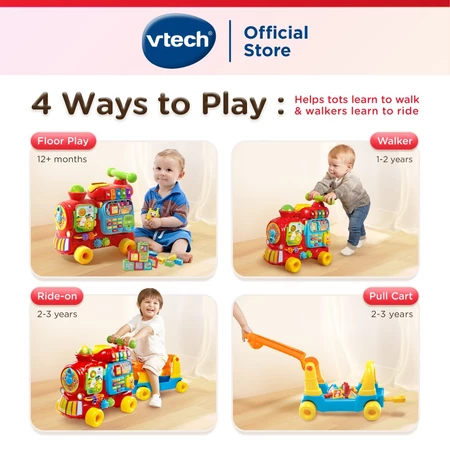 VTech 4 in 1 Ultimate Alphabet Train Ride-on Toys - Image 2