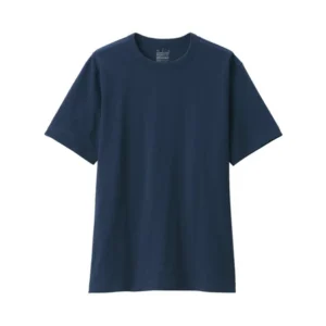 MUJI Men Washed Heavyweight Crew Neck Short Sleeve T-shirt