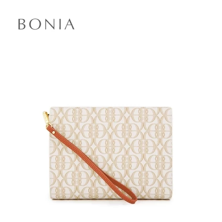 Bonia White La Luna Women's Pouch