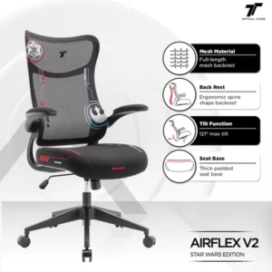 TT AIRFLEX V2 Star Wars Edition Ergochair Mesh Office Chair