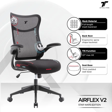 TT AIRFLEX V2 Star Wars Edition Ergochair Mesh Office Chair