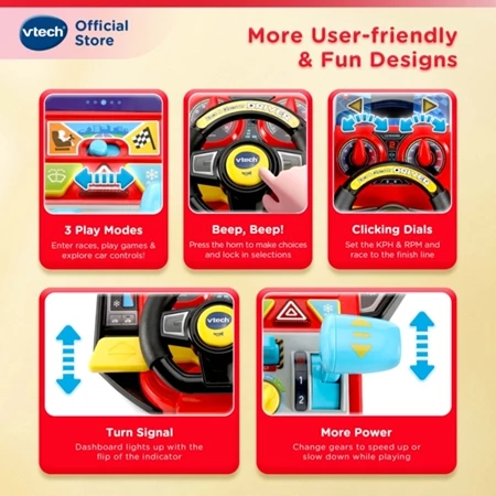 VTech Race and Discover Driver Toys Role Play - Image 2
