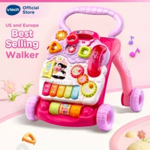 VTech Sit To Stand Learning Baby Walker Toddler Walker - Pink