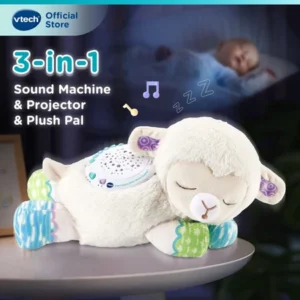 VTech 3 in 1 Starry Skies Sheep Soother with 3 projector disc crying sensor